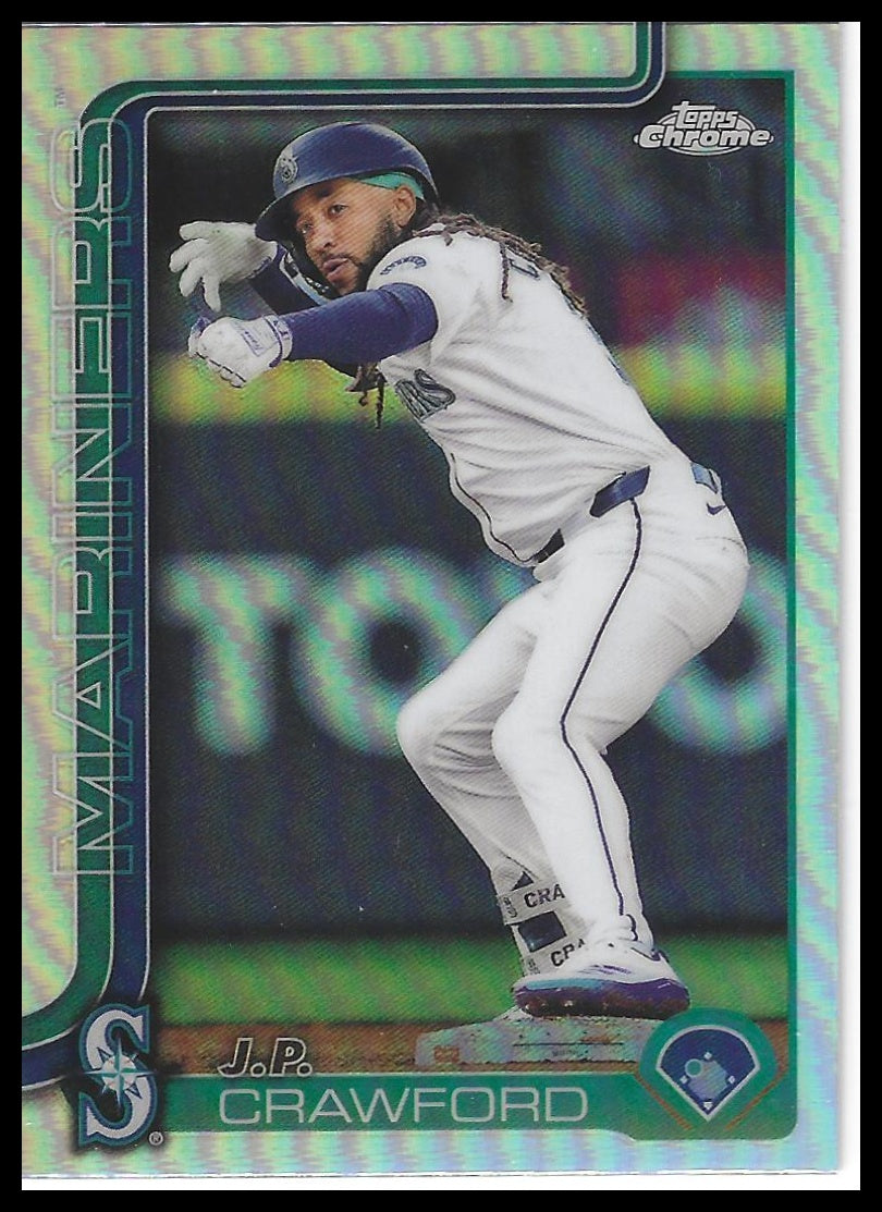 2025 Topps Chrome #181 J.P. Crawford Refractors