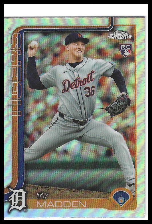 2025 Topps Chrome #285 Ty Madden Refractors