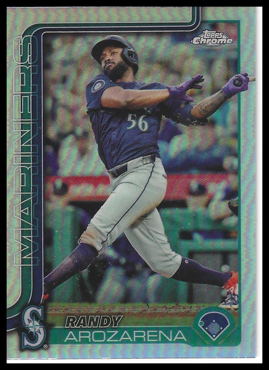 2025 Topps Chrome #164 Randy Arozarena Refractors