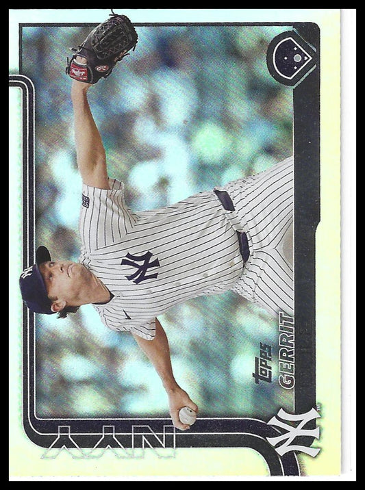 2025 Topps #187 Gerrit Cole Rainbow Foil