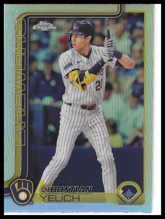 2025 Topps Chrome #89 Christian Yelich Refractors