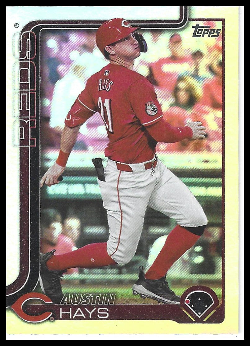 2025 Topps #613 Austin Hays Rainbow Foil