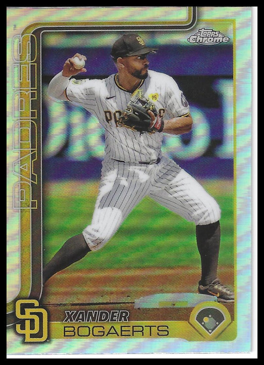 2025 Topps Chrome #229 Xander Bogaerts Refractors