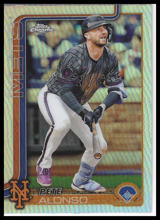 2025 Topps Chrome #136 Pete Alonso Refractors