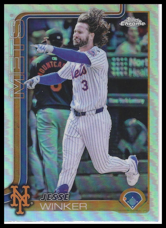 2025 Topps Chrome #180 Jesse Winker Refractors