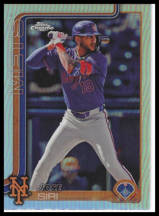 2025 Topps Chrome #195 Jose Siri Refractors