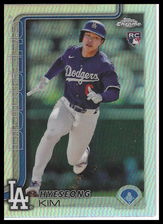2025 Topps Chrome #152 Hyeseong Kim Refractors