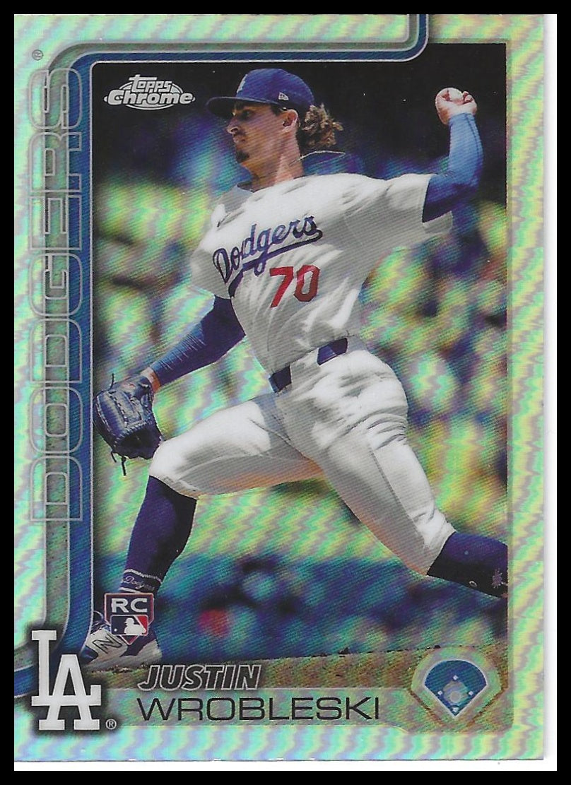 2025 Topps Chrome #38 Justin Wrobleski Refractors