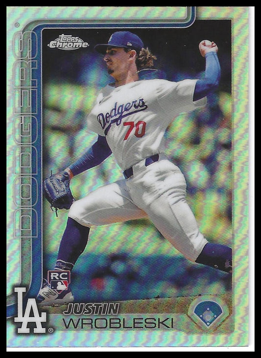2025 Topps Chrome #38 Justin Wrobleski Refractors