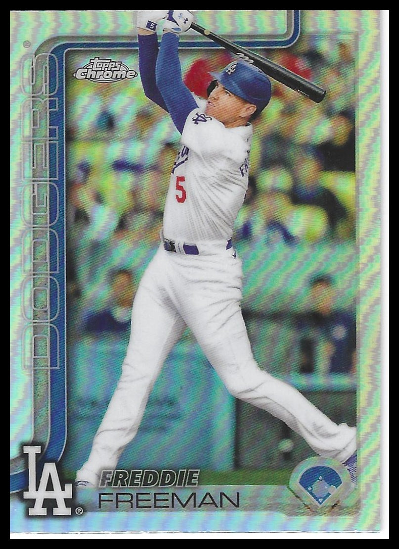 2025 Topps Chrome #23 Freddie Freeman Refractors