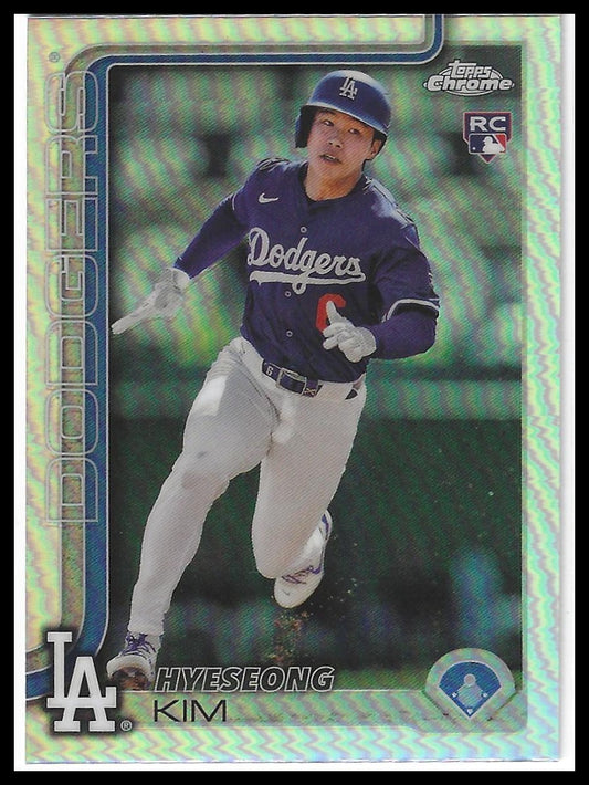 2025 Topps Chrome #152 Hyeseong Kim Refractors