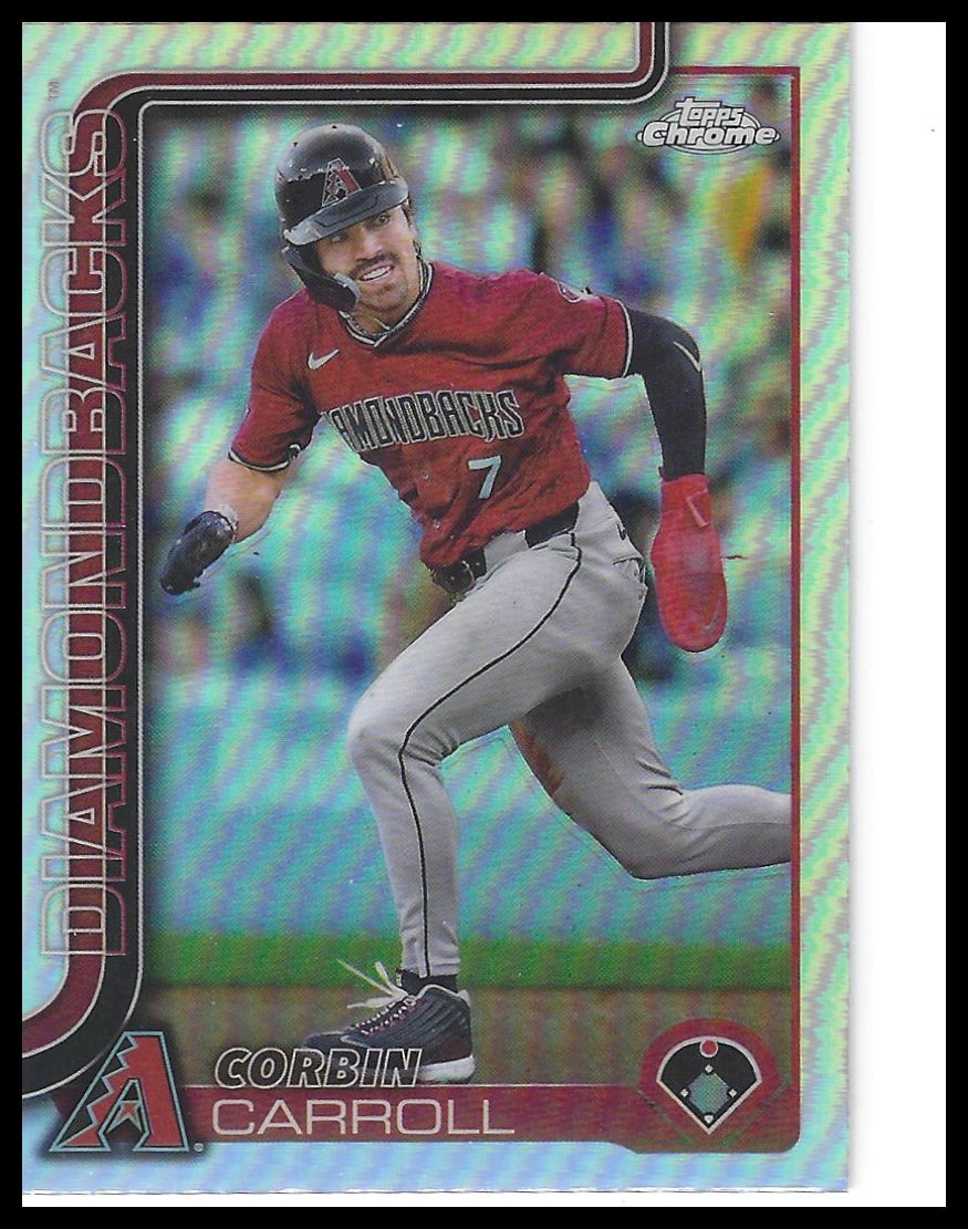 2025 Topps Chrome #268 Corbin Carroll Refractors