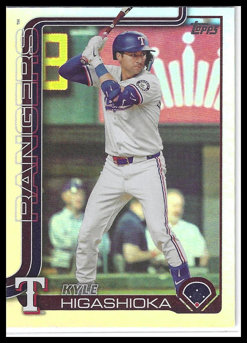 2025 Topps Update #US207 Kyle Higashioka Rainbow Foil