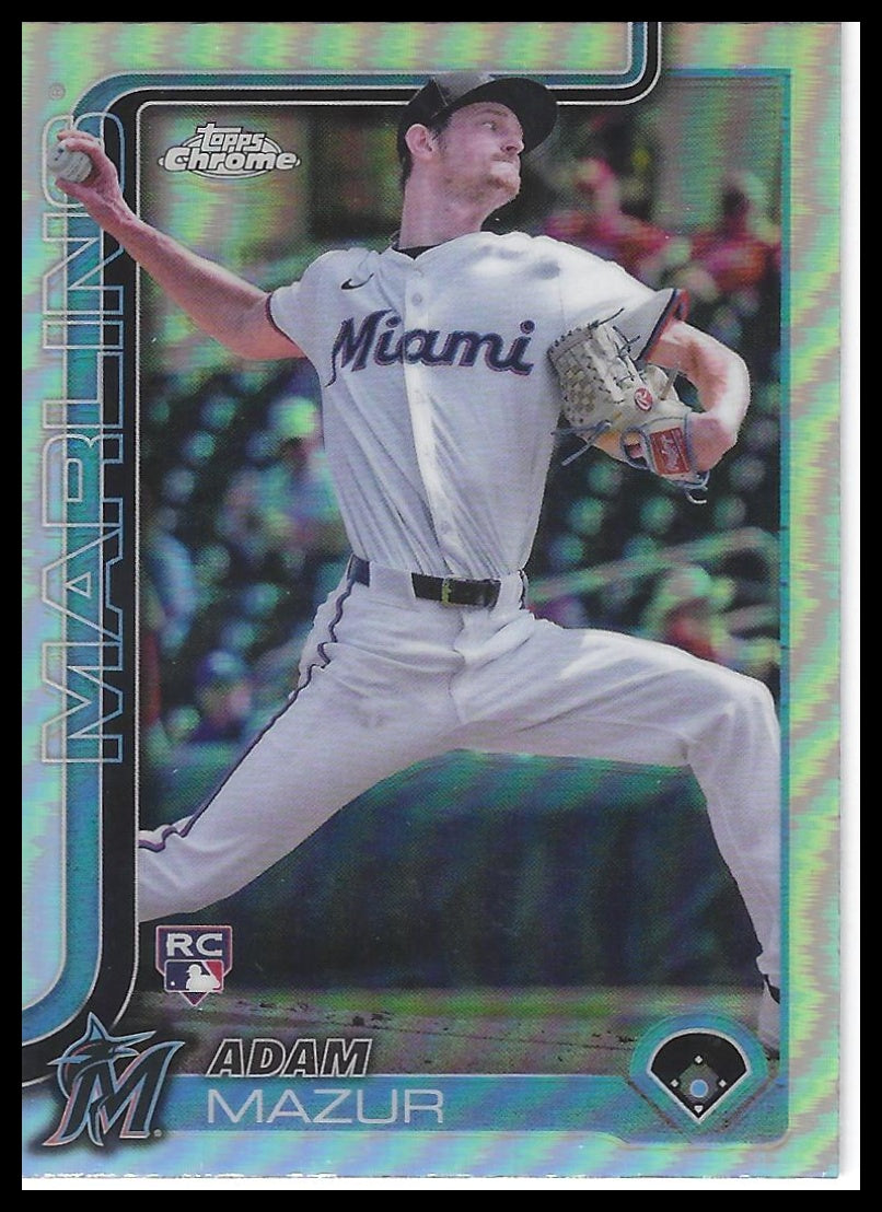 2025 Topps Chrome #157 Adam Mazur Refractors