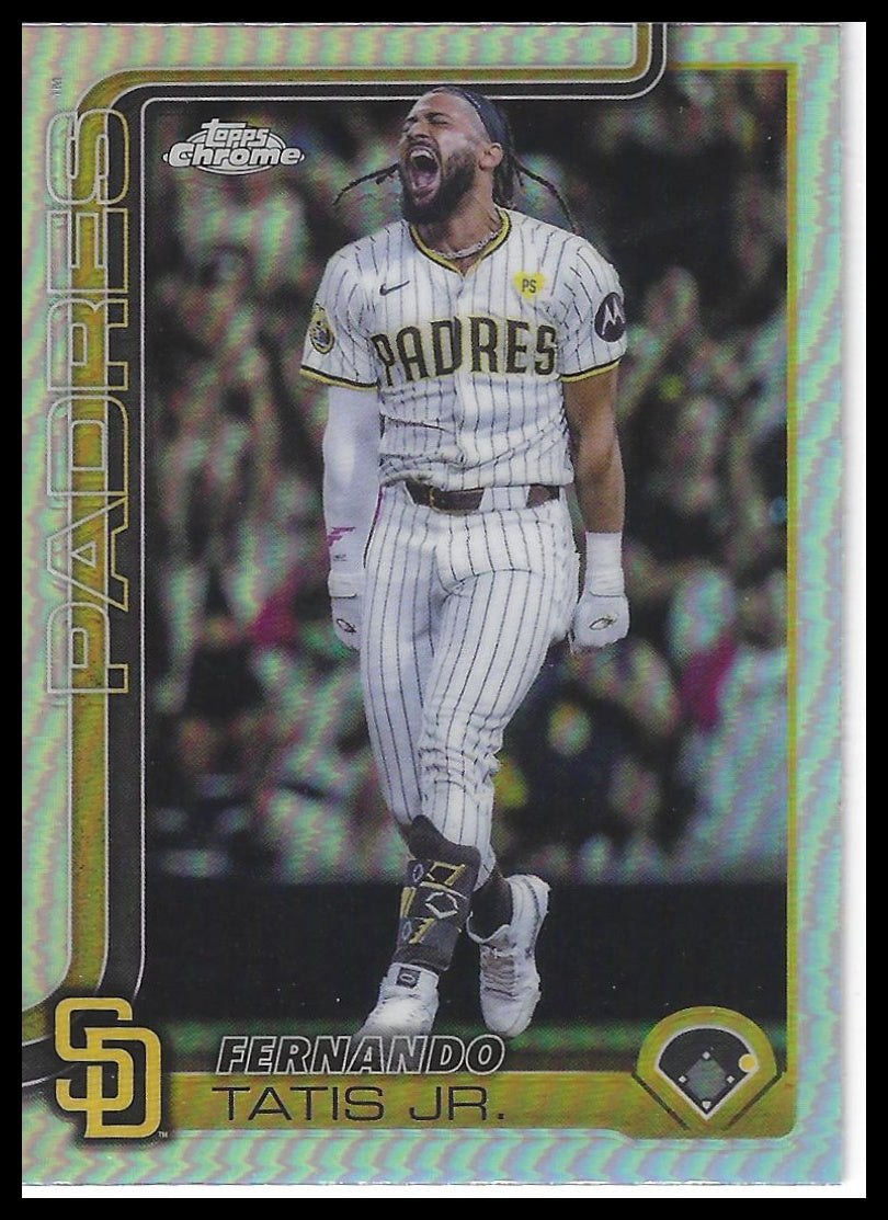 2025 Topps Chrome #159 Fernando Tatis Jr. Refractors