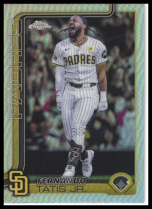 2025 Topps Chrome #159 Fernando Tatis Jr. Refractors