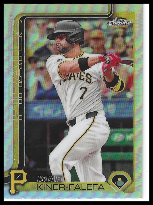 2025 Topps Chrome #42 Isiah Kiner-Falefa Refractors