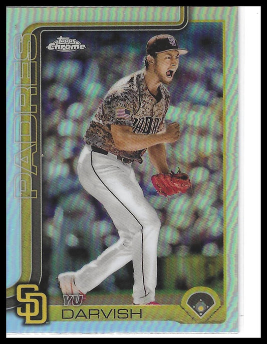 2025 Topps Chrome #186 Yu Darvish Refractors