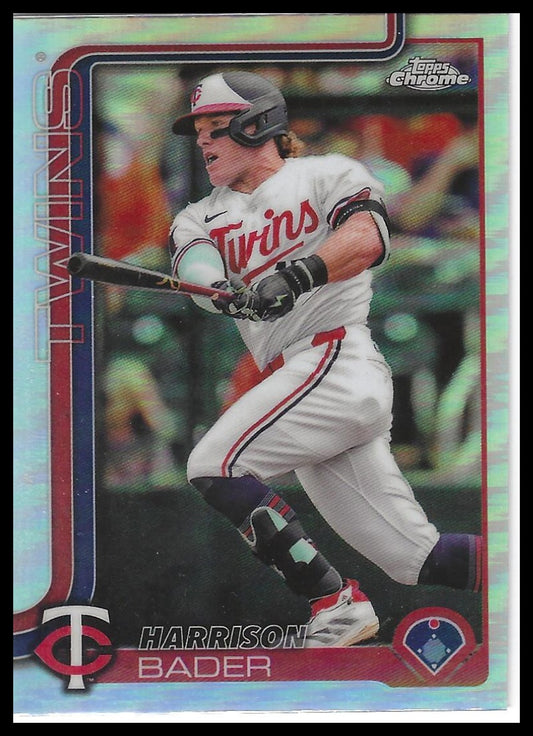 2025 Topps Chrome #62 Harrison Bader Refractors