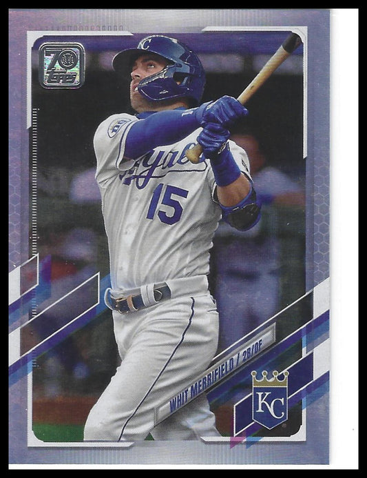 2021 Topps Chrome #107 Whit Merrifield Refractor