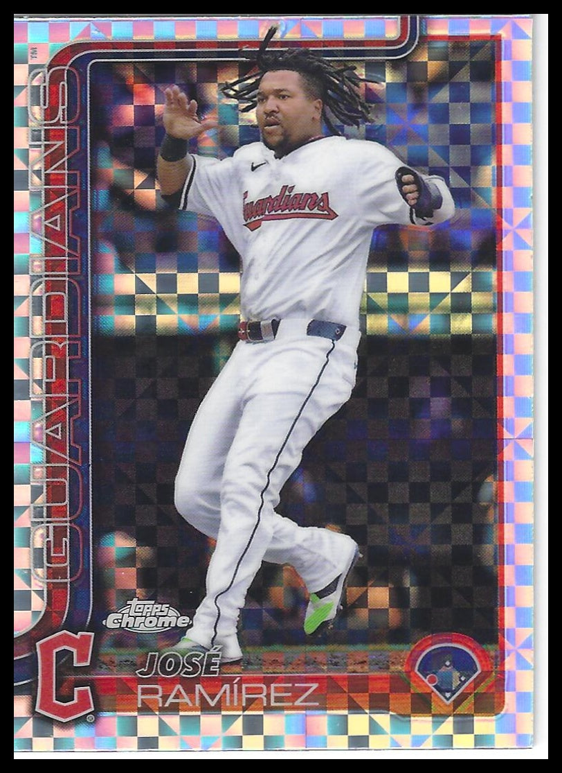 2025 Topps Chrome #12 José Ramírez X-Fractors