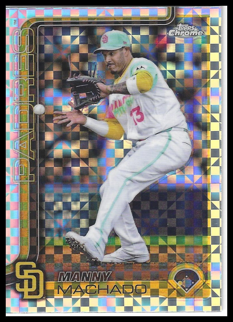 2025 Topps Chrome #53 Manny Machado X-Fractors