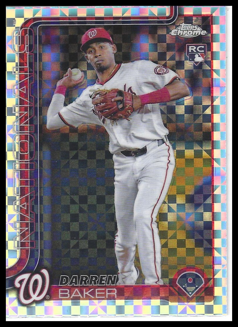 2025 Topps Chrome #231 Darren Baker X-Fractors