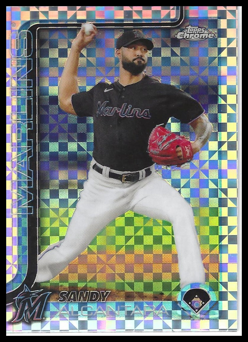 2025 Topps Chrome #126 Sandy Alcantara X-Fractors