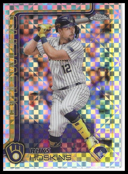 2025 Topps Chrome #98 Rhys Hoskins X-Fractors