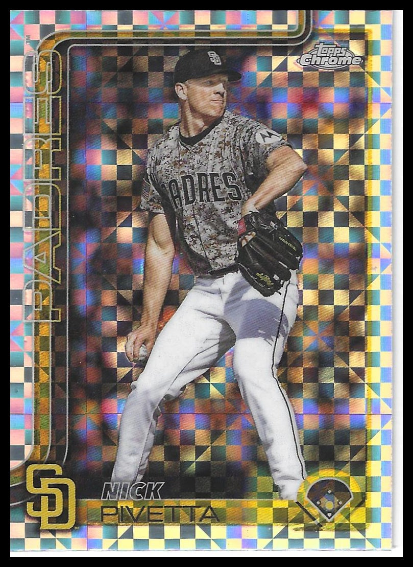 2025 Topps Chrome Update #USC114 Nick Pivetta X-Fractors