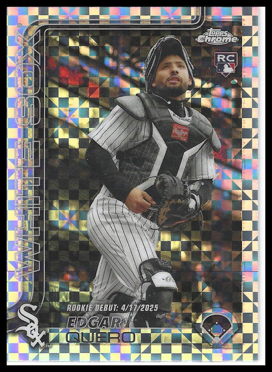 2025 Topps Chrome Update #USC169 Edgar Quero X-Fractors