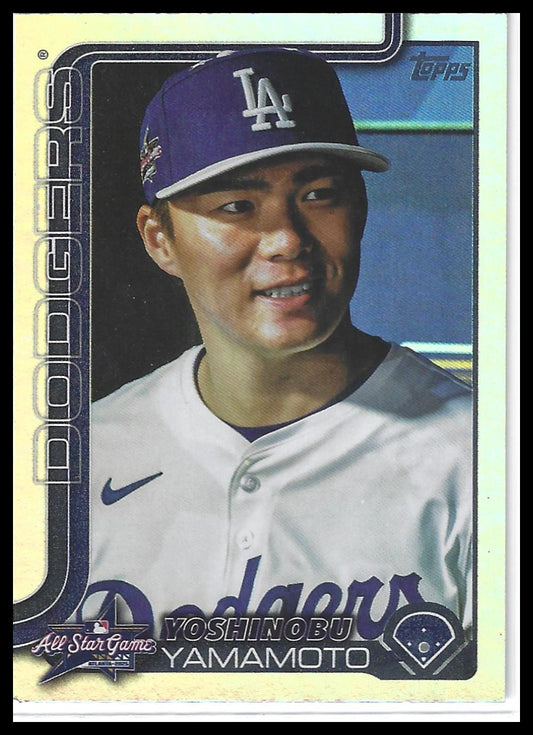 2025 Topps Update #ASG-32 Yoshinobu Yamamoto 2025 All-Star Game