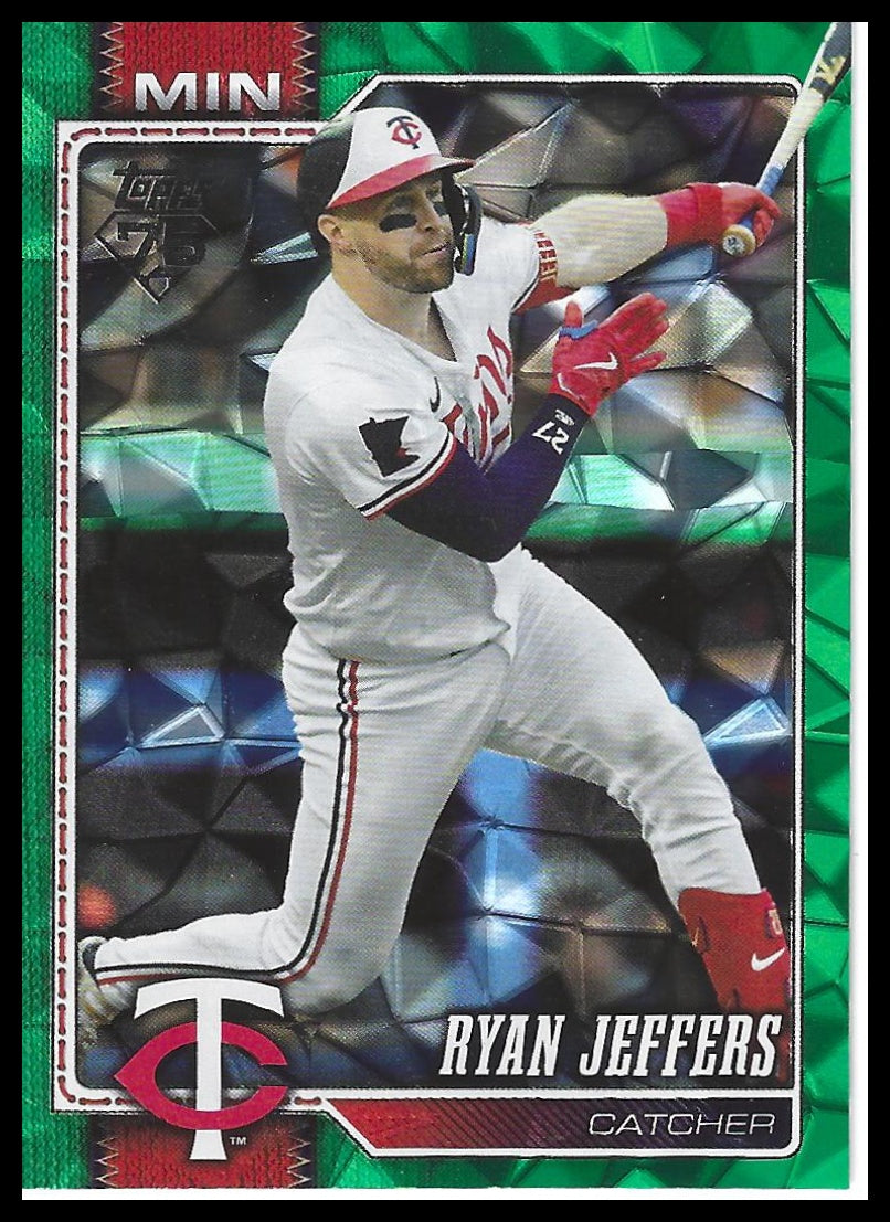 2026 Topps #315 Ryan Jeffers Green Diamante Foil #/99
