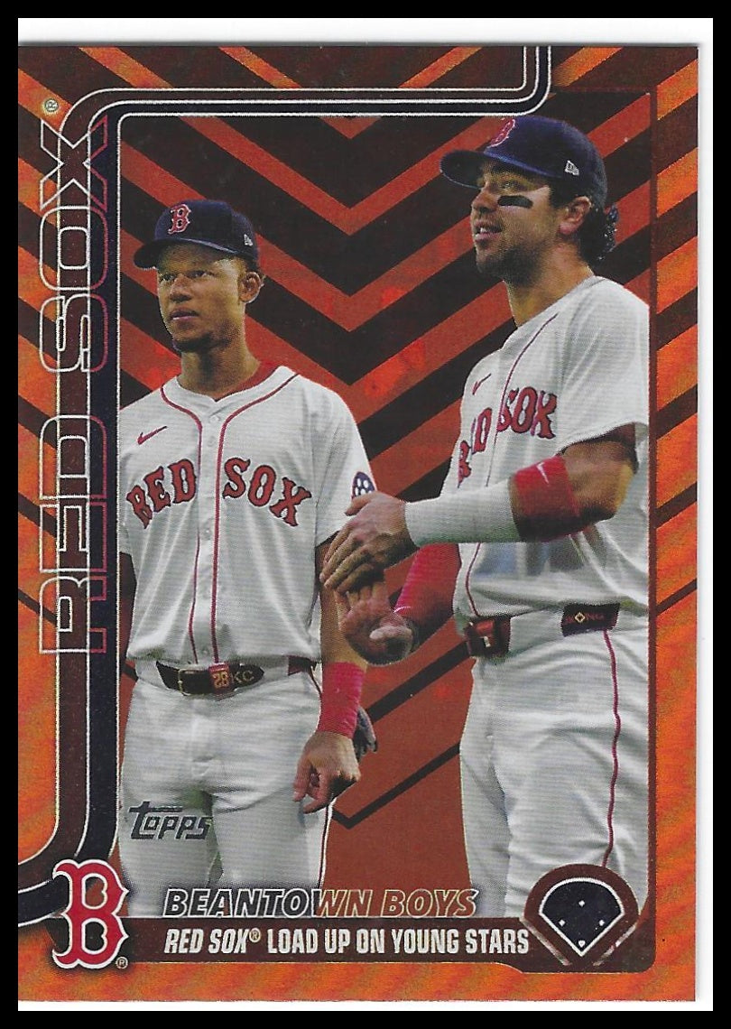 2025 Topps Update #US241 Marcelo Mayer / Kristian Campbell Holiday