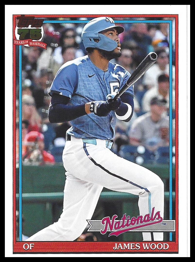 2026 Topps #T91-16 James Wood 1991 Topps Baseball 35th Anniversary (Series One)