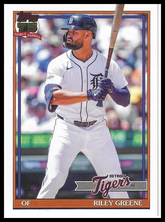 2026 Topps #T91-2 Riley Greene 1991 Topps Baseball 35th Anniversary (Series One)