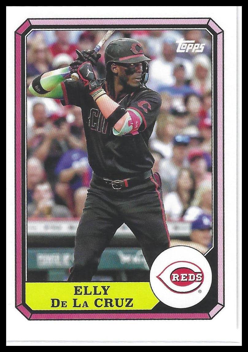 2025 Topps Archives #87BB-15 Elly De La Cruz 1987 Topps Boardwalk and Baseball