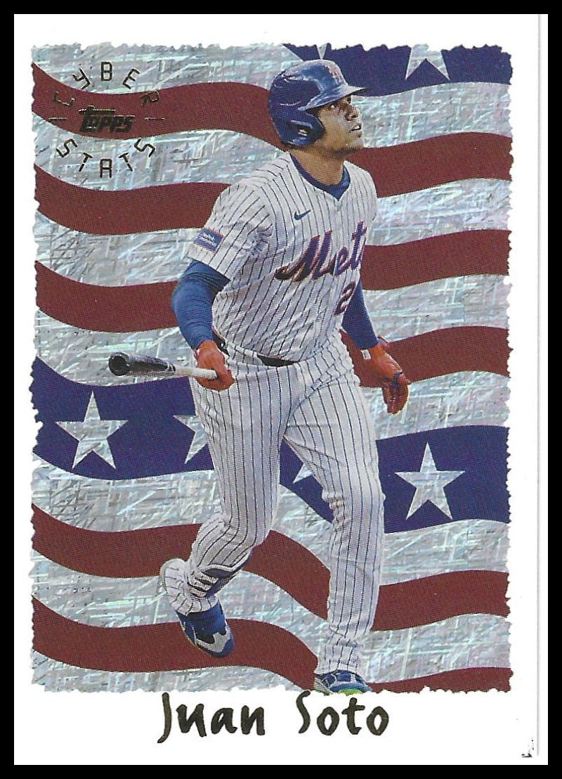 2025 Topps Archives #95C-10 Juan Soto 1995 Topps Cyberstats