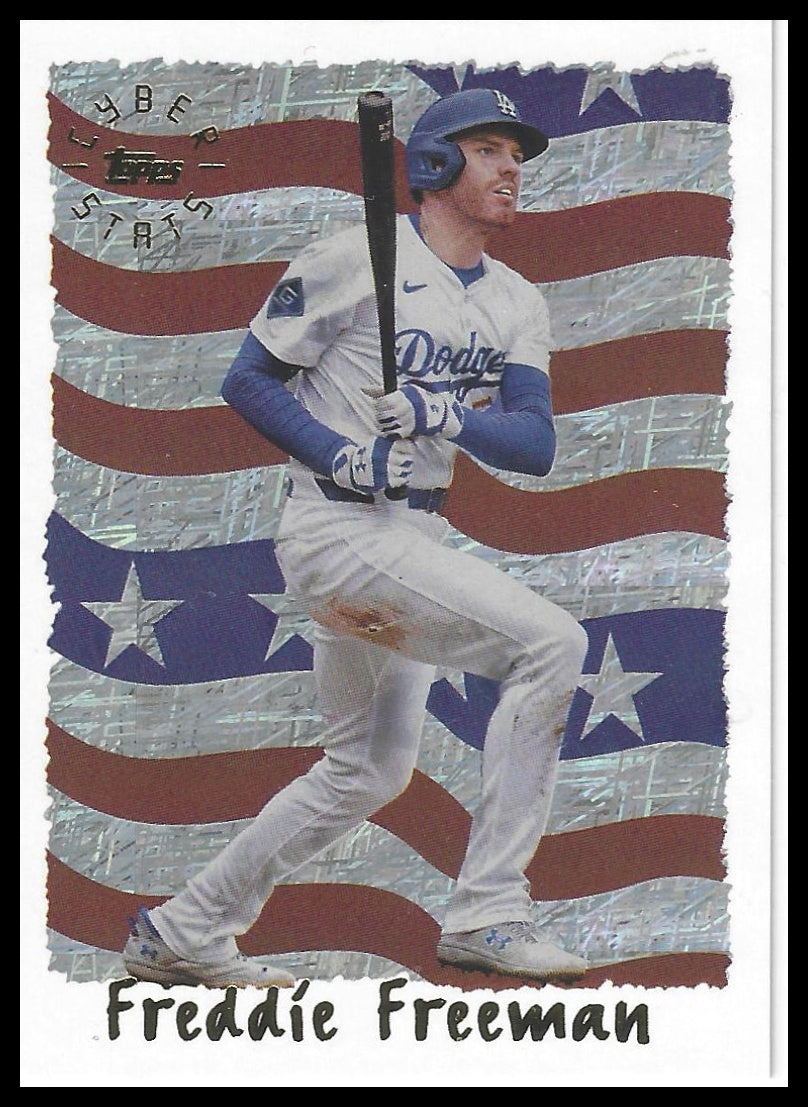 2025 Topps Archives #95C-8 Freddie Freeman 1995 Topps Cyberstats