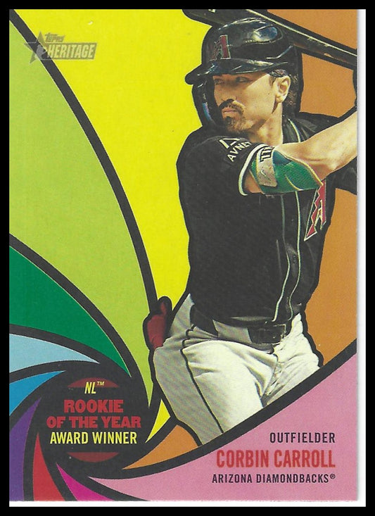 2024 Topps Heritage #AW-6 Corbin Carroll Award Winners