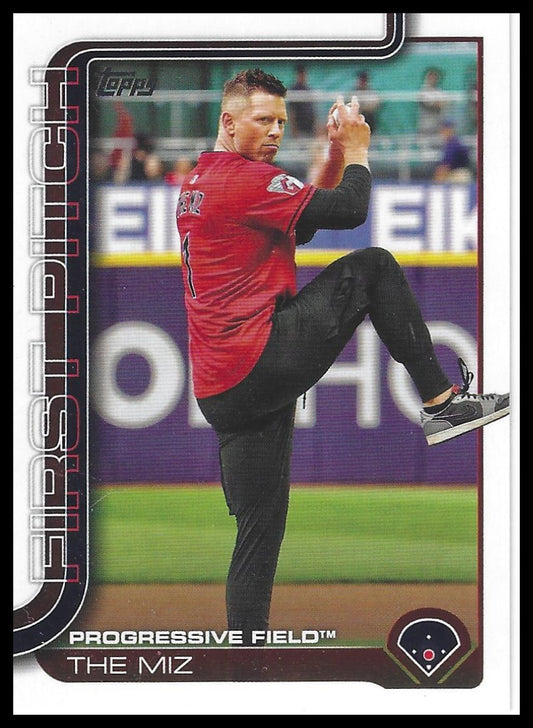 2025 Topps #FP2-2 The Miz First Pitch (Series Two)