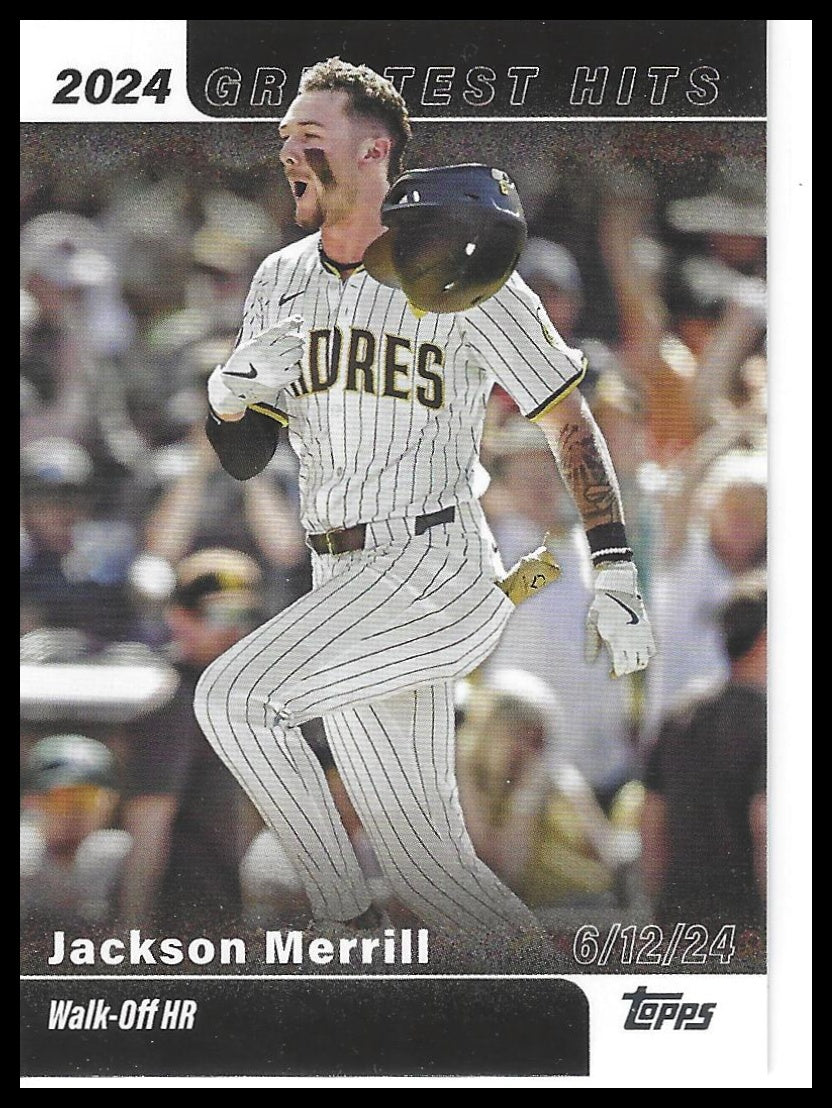 2025 Topps #GH-12 Jackson Merrill 2024 Greatest Hits