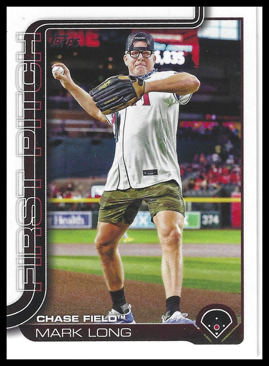 2025 Topps #FP2-5 Mark Long First Pitch (Series Two)