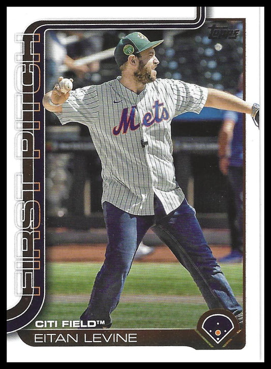 2025 Topps Update #FPU-4 Eitan Levine First Pitch