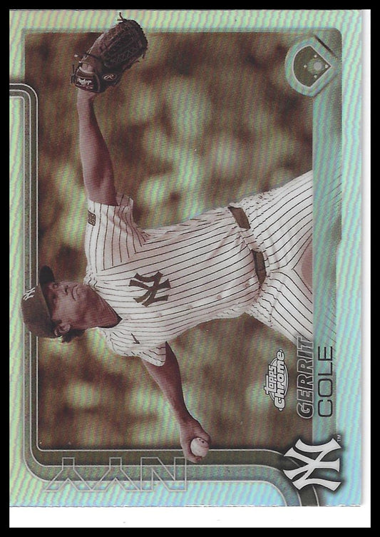 2025 Topps Chrome #110 Gerrit Cole Sepia Refractors
