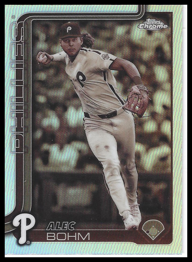 2025 Topps Chrome #57 Alec Bohm Sepia Refractors