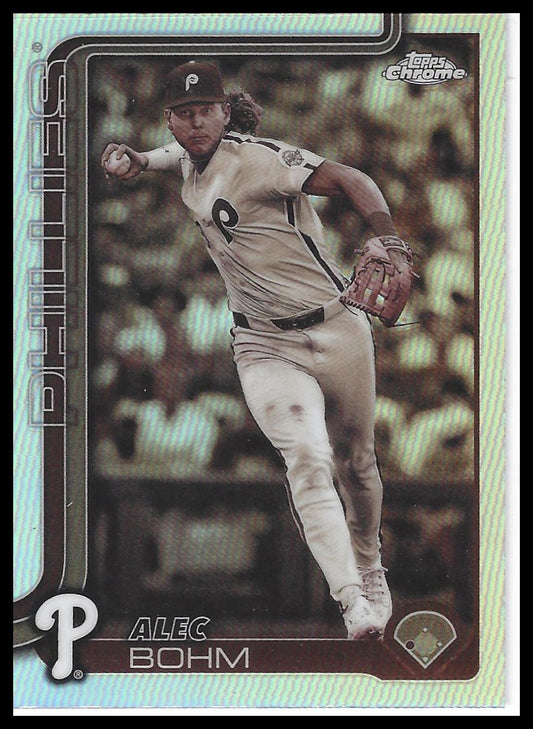 2025 Topps Chrome #57 Alec Bohm Sepia Refractors