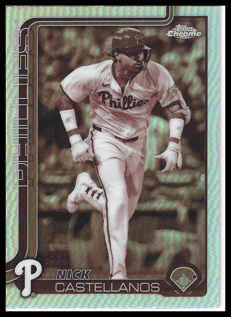 2025 Topps Chrome #226 Nick Castellanos Sepia Refractors