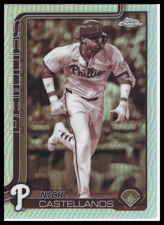 2025 Topps Chrome #226 Nick Castellanos Sepia Refractors