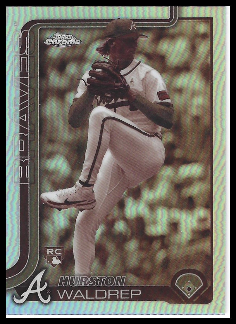 2025 Topps Chrome #90 Hurston Waldrep Sepia Refractors